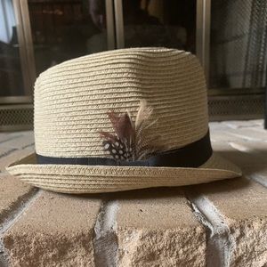 Fedora Hat with Feathers
